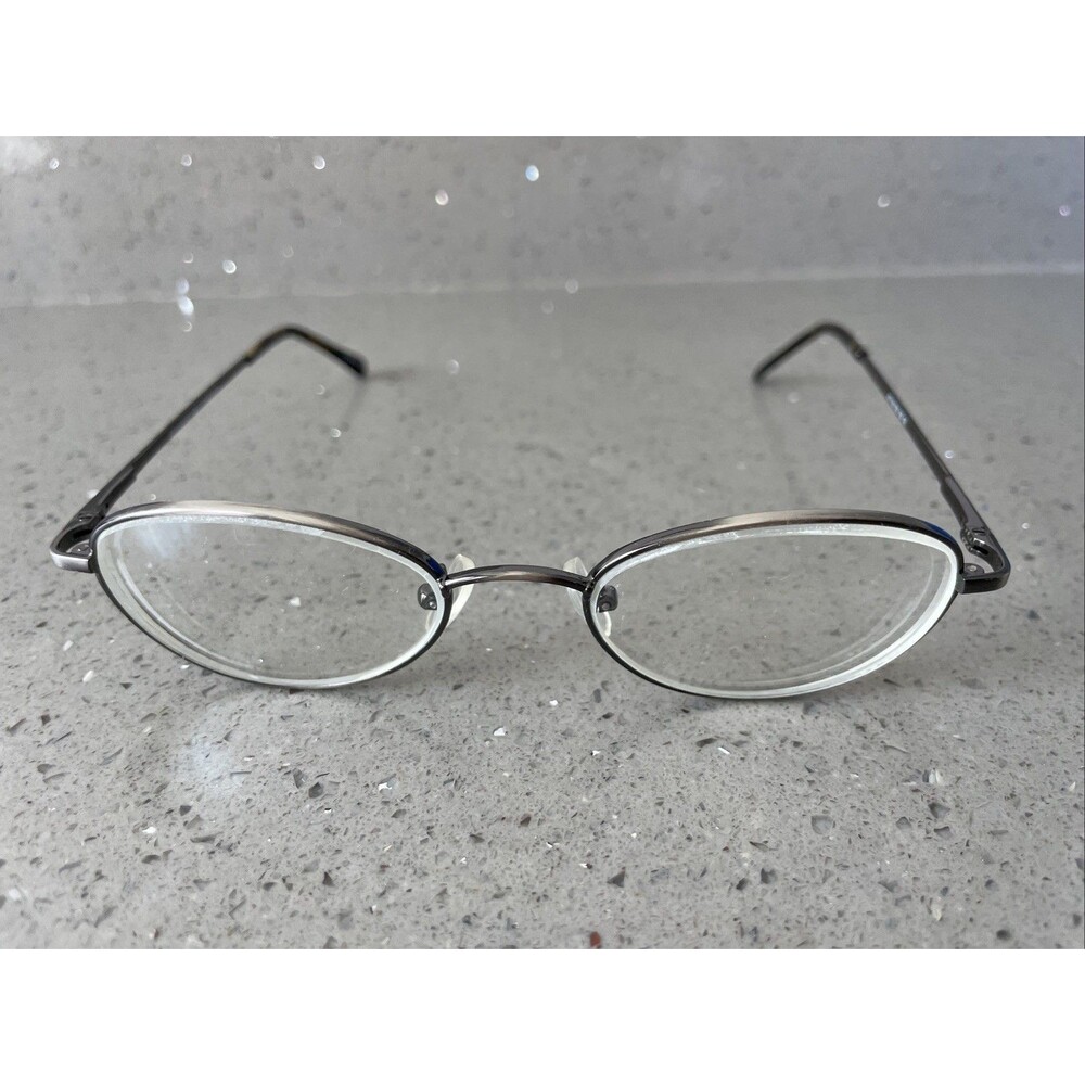 Boulevard Boutique B4154 Eyeglasses Frames ONLY 47-18-135 Silver Brown Glasses
